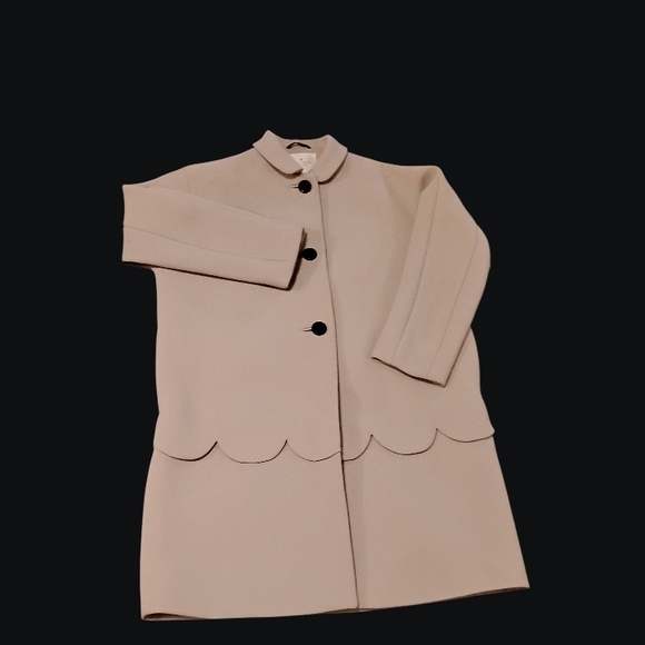 Kate Spade New York Scalloped Hem Coat - Picture 3 of 5